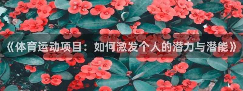 k1体育棋牌：《体育运动项目：如何激发个人的潜力与潜能》