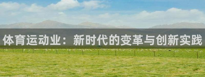 k1体育棋牌网址：体育运动业：新时代的变革与创新实践
